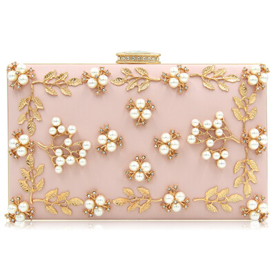 

Milisente 2018 Women Evening Bags Fashion Beaded Clutch Bag Female Wedding Clutches Purses High Quality