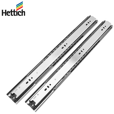 

Hettich Hettich KA5632cc-020-W Drawer Track Damping Buffer Slides Closet Cabinet Three Section Track Rail Chute Mute Thicken 20 Inch Steel Color 2 Pairs