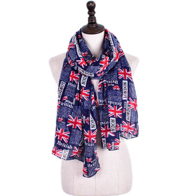 

JeouLy women scarves Style Euro London long scarf voile flag British printed scarves sunscreen shawls sjaal Foulard femme hi