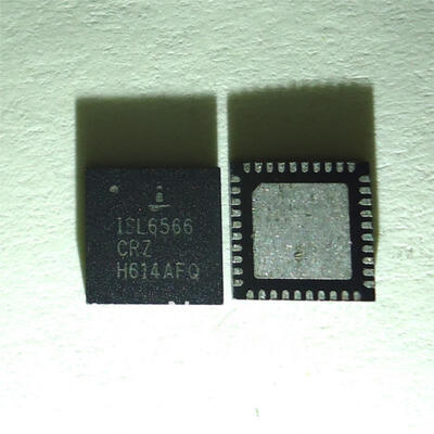 

5pcs/lot ISL6566CRZ ISL6566 Three-Phase Buck PWM Controller with Integrated MOSFET Drivers for VRM9 VRM10 and AMD Hammer Applications
