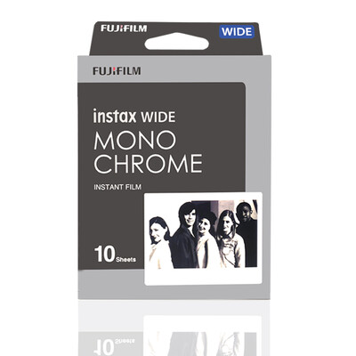 

Fujifilm Imaging Film instax WIDE Photo Paper Film Black&White Photo Paper Single Package Wide Camera White Edge