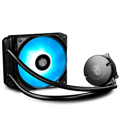 

Kyushu Fengshen DEEPCOOL Water Element 120RGB Symphony Edition Integrated Water Cooling CPU Radiator Magic FanMuteSupport AM42066Pre-coated Silicone Grease