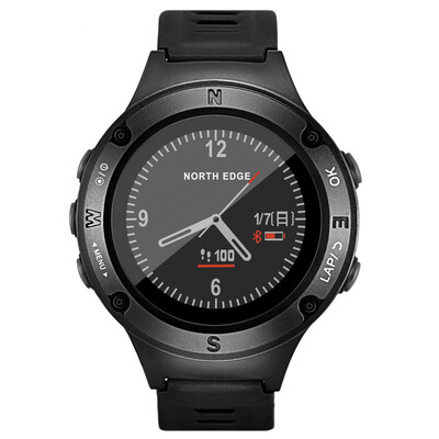 

NORTH EDGE Fourier2 GPS-часы Marathon Hiking Плавание Спортивные часы для мужчин Альтиметр Барометр Часы-компасы