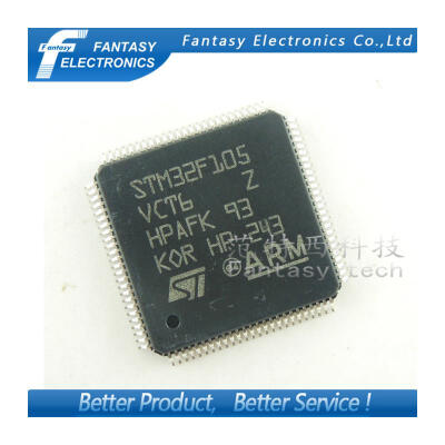 

2PCS STM32F105VCT6 QFP100 STM32F105 QFP ARM new and original IC free shipping