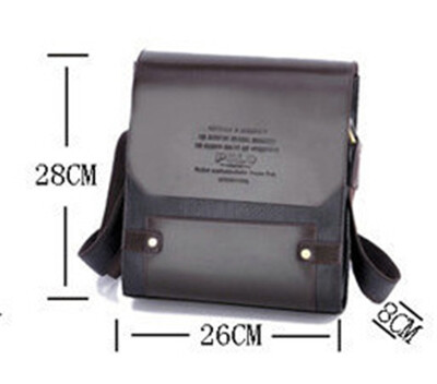 

Men polo bag fashion mens shoulder bags high quality pu leather casual messenger bag business mens travel bags