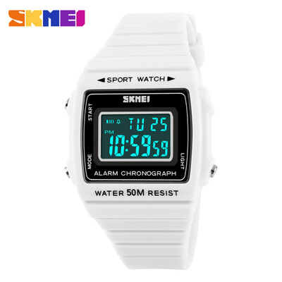 

Ladys Fashion Sporty Candy Color LCD Digital Waterproof Sports Watch