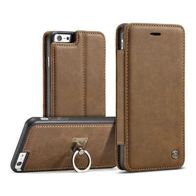 

Iphone 78X Luxury Leather Commerce Multi-function Wallet Card Clip Protection Cover Phone case