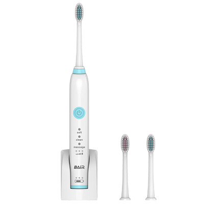 

BAIR X1S Plus Adult Electric Toothbrush Sonic Automatic Soft Waterproof Couple Upgrade Sky Blue Host 8 Brush Head Carrying Case
