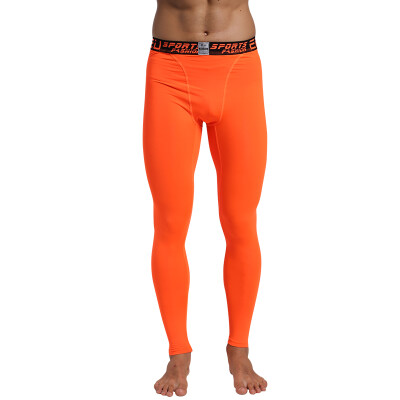 

MECH-ENG Mens Sport Pants Compression Tight Pants Base Layer Running Leggings 4 Colors