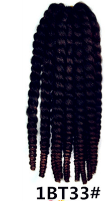 

1 шт. Цветное волокно Big Bang Wig African Little Hail Hair African Twist Весеннее наращивание волос Bar Dance Decor Fun Games