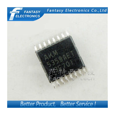 

5PCS AK5358AET TSSOP16 AK5358 TSSOP 96kHz 24-Bit ADC new&original free shipping