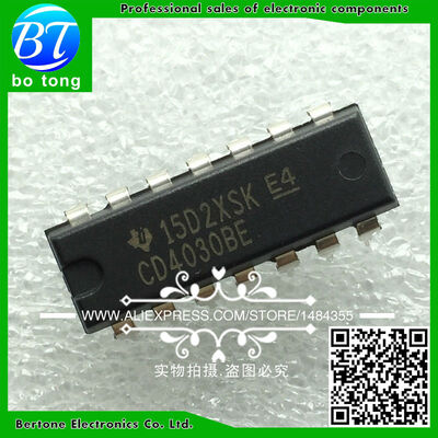 

100PCS CD4030BE DIP-14 CD4030B CD4030 DIP free shipping New Original