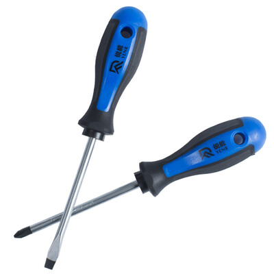 

RAYENR 2 piece set screwdriver set chrome vanadium steel screwdriver cross word double color non-slip handle screwdriver screwdriver combination magnetic cutter head NR0008