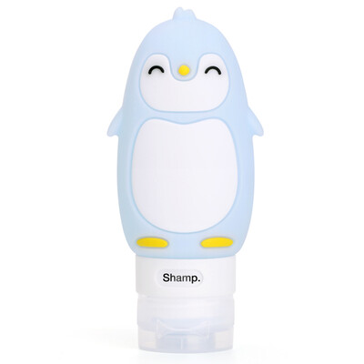 

Xin Yan travel silicone bottle bottling cartoon wash cosmetics shampoo shower gel portable free shipping bottle pink little devil 60ml