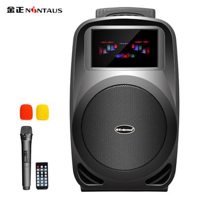 

NINTAUS N73 8-inch square dance audio Bluetooth outdoor lever speaker lever audio with wireless microphone amplifier