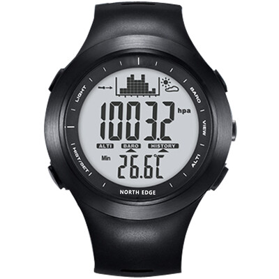 

NORTH EDGE PEAK Рыбалка Часы 100M водонепроницаемый бассейн Дайвинг Мужчины Часы Туризм Скалолазание Мужчины Спортивные часы