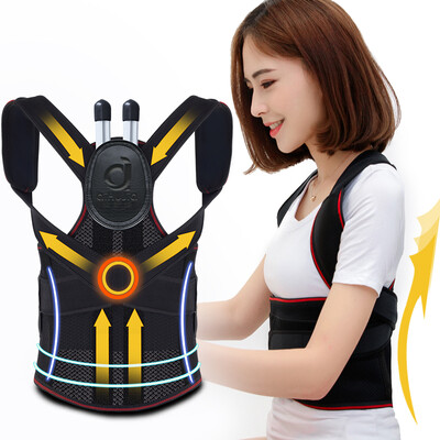 

aiHuJia Child Adult Student Male&Female Anti-Humpback Spine Back Sitting Correction with Shoulder Belt Waist Back Good