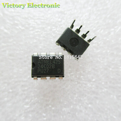

10PCS/Lot 24C02 AT24C02 24C02B at24c02b DIP-8 Memory Chip Original New Wholesale Electronic