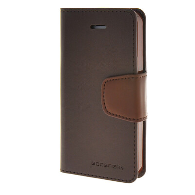 

MOONCASE чехол для iPhone 5G / 5S PU Leather Flip Wallet Card Slot Stand Back Cover Coffee
