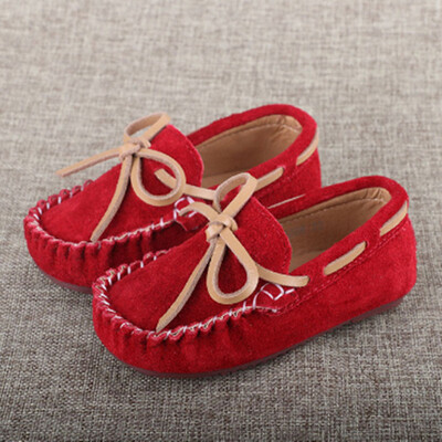 

Children Shoes Girls Boys Shoes 2018 Fashion Bow High Quality Toddler Baby Kids Shoes Genuine Leather Casual Soft Kids Moccains