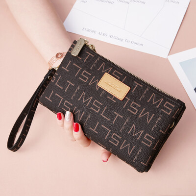 

MashaLanti Fashion Retro Handbag Dual-use Crossbody Fashion Casual Print Multi-function Shoulder Bag B374 Brown