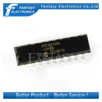 

10PCS PIC16F690-I/P DIP20 PIC16F690-I DIP PIC16F690 new and original IC free shipping