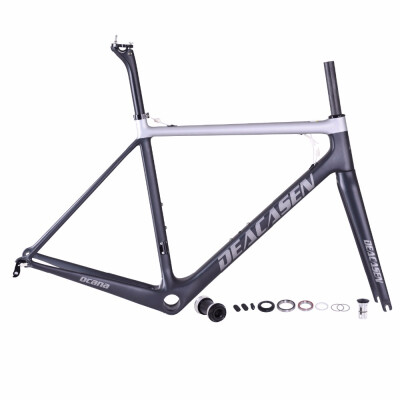 

2018 New Bike Frame Hot Sale 2018 Deacasen Carbon Fiber T800 Road Frame Di2 & Mechanical Racing Carbon Road Bike 3KUd Free