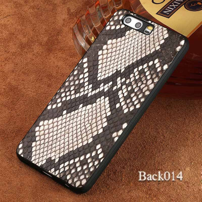 

Genuine Leather Phone Case For HUAWEI P10 Case Natural Python Skin For Mate 9 10 Pro Honor 9 V9 Back Cover