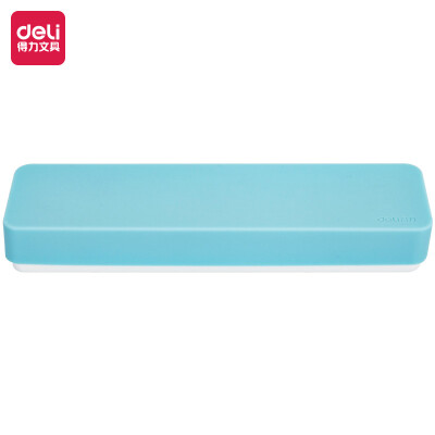 

Deli deli silicone pencil case pencil case student multi-function pencil bag green 8329