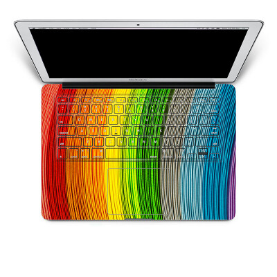 

GEEKID@Macbook Pro decal keyboard sticker rainbow keyboard cover sticker decal keyboard sticker