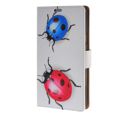 

MOONCASE Case for Samsung Galaxy Note 5 Leather Flip Wallet Style and Kickstand Case Cover [Cute Pattern] Design / a14