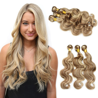 

Nami Hair Piano Color 3 Bundles 8613 Brazilian Body Wave Human Hair Extensions 14"-26" Hair Weave Free Shipping