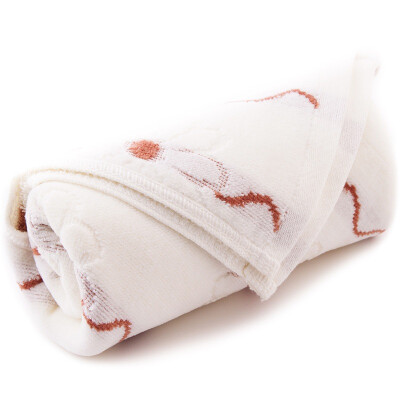 

Sanli tattoo pattern cut cotton wool towel brown strip