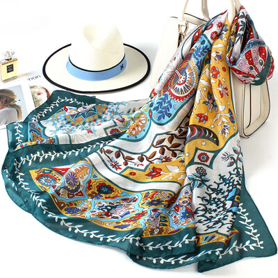 

Shanghai Story STORY Of SHANGHAI Womens Scarf Autumn&Winter Fashion Shawl Scarf Exotic Green