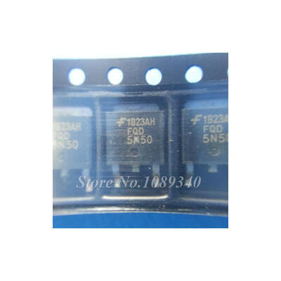 

10PCS free shipping 100 new original new FQD5N50C 5N50 TO252 500V 4A 25W MOS original