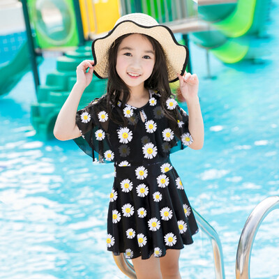 

You swim childrens swimwear girls baby swimwear in the big boy princess girls Korean one-piece skirt skirt swimsuit 37229 Xiao Dai  recommended 85-100CM