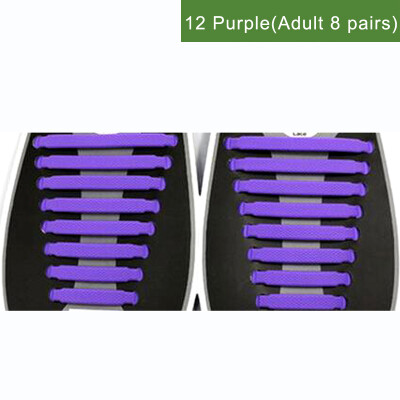 

JUP12 Sets 192 Pcs New Unisex Women Men Creative Design Athletic Wear No Tie Shoelaces Elastic Silicone Laces All Sneaker Sport