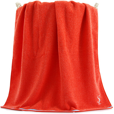 

Sanli long-staple cotton bath towel class A standard soft skin-friendly water can be cut cotton towel men&women with the same paragraph 70 × 140cm Dingzi brown