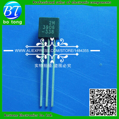 

Free shipping 1000pcs 2N3906 TO-92 Transistors 2N3906