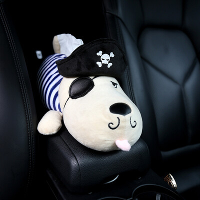 

Caraline car paper towel box car hanging sun visor armrest box car on the tray tray napkin car creative cartoon car supplies dice version