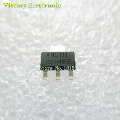 

AMS1117-2.5 LD1117 LM1117 2.5V 1A Voltage Regulator 50PCS/Lot Original New Wholesale Electronic