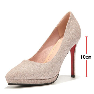 

size 34-43 New Spring Autumn Women Shoes Fashion Woman Pointed Toe Super High Heels Platform ladies fashion sexy nightclub Pumps