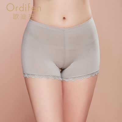 

Ou Difen ladies leggings modal leggings boxer comfortable hip pants XL6101 Feng Yue gray L