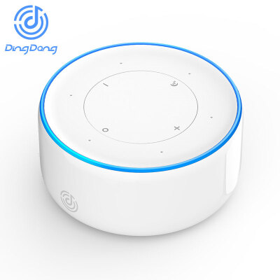 

Jingdong (DingDong) mini2 Smart Speaker Mini Sound AI Домашний помощник Пользовательский пробуждение Массивный контент приложения Умный домашний контроль Белый