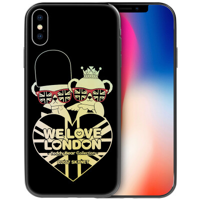 

Teddy Collection Apple iPhoneX Mobile Shell Apple 10 Обложка Gradient Laser Прозрачный силиконовый Anti-Drop Мягкий Shell Guard Teddy