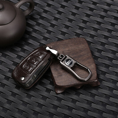 

Che Dapin Audi leather key case Audi A6L Q5 A5 A8L A4L key protective case sleeve buckle Audi A6 brown