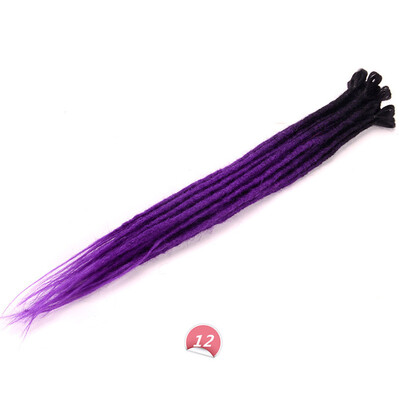 

Ombre Crochet Braids Hair 24 inch Kanekalon Dreadlocks 24 Colors Available synthetic Hair Extensions