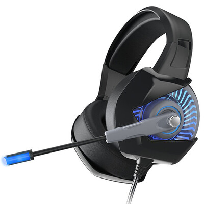 

Dareu EH730 headset computer blue glare gaming headset headset independent wire control virtual 71 channel Jedi survival chicken weapon