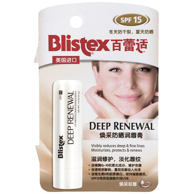 

Bailei фитнес (Blistex) Тонизирующий солнцезащитный бальзам для губ SPF15 3.7g