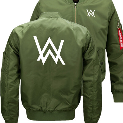 

Alan Walker Faded the same Bomber Flight Flying Jacket Winter thicken Warm Zipper Men Jackets Anime Mens Casual Coat